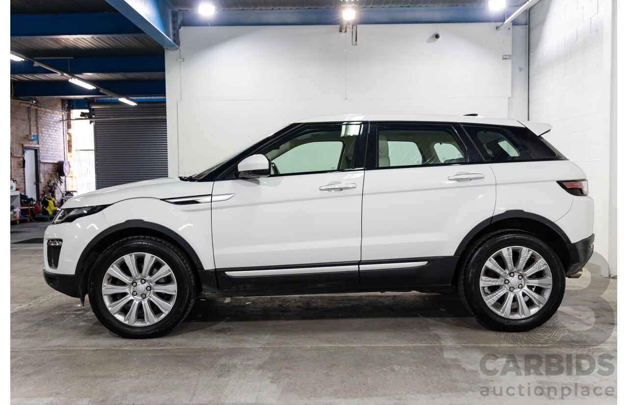 10/2016 Range Rover Evoque Td4 180 HSE (AWD) LV MY17 5d Wagon Fuji White Turbo Diesel 2.0L