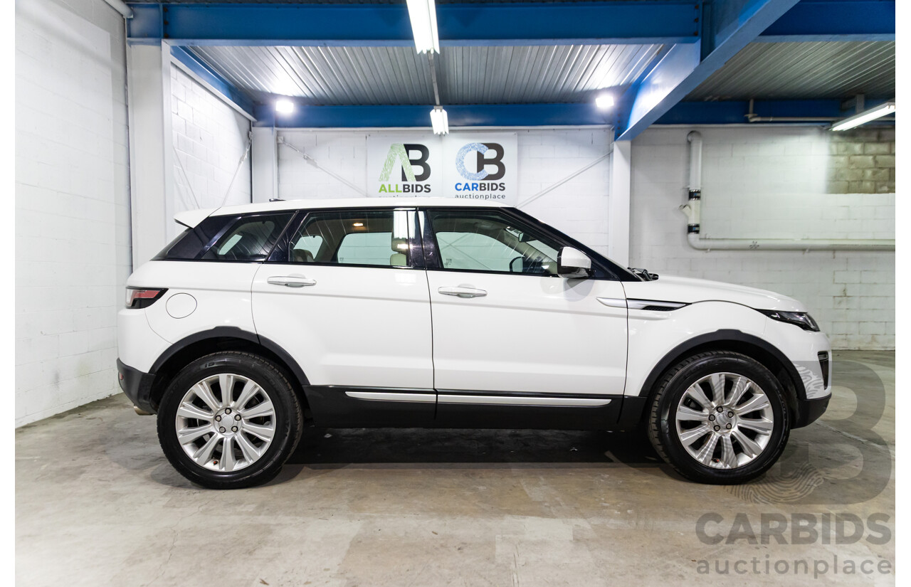 10/2016 Range Rover Evoque Td4 180 HSE (AWD) LV MY17 5d Wagon Fuji White Turbo Diesel 2.0L