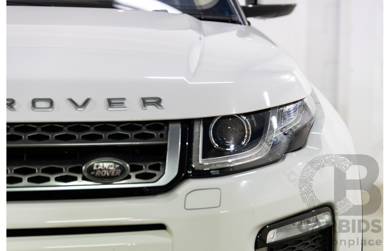 10/2016 Range Rover Evoque Td4 180 HSE (AWD) LV MY17 5d Wagon Fuji White Turbo Diesel 2.0L