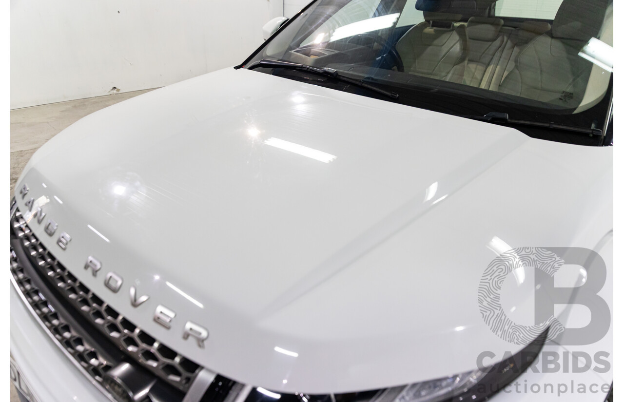 10/2016 Range Rover Evoque Td4 180 HSE (AWD) LV MY17 5d Wagon Fuji White Turbo Diesel 2.0L