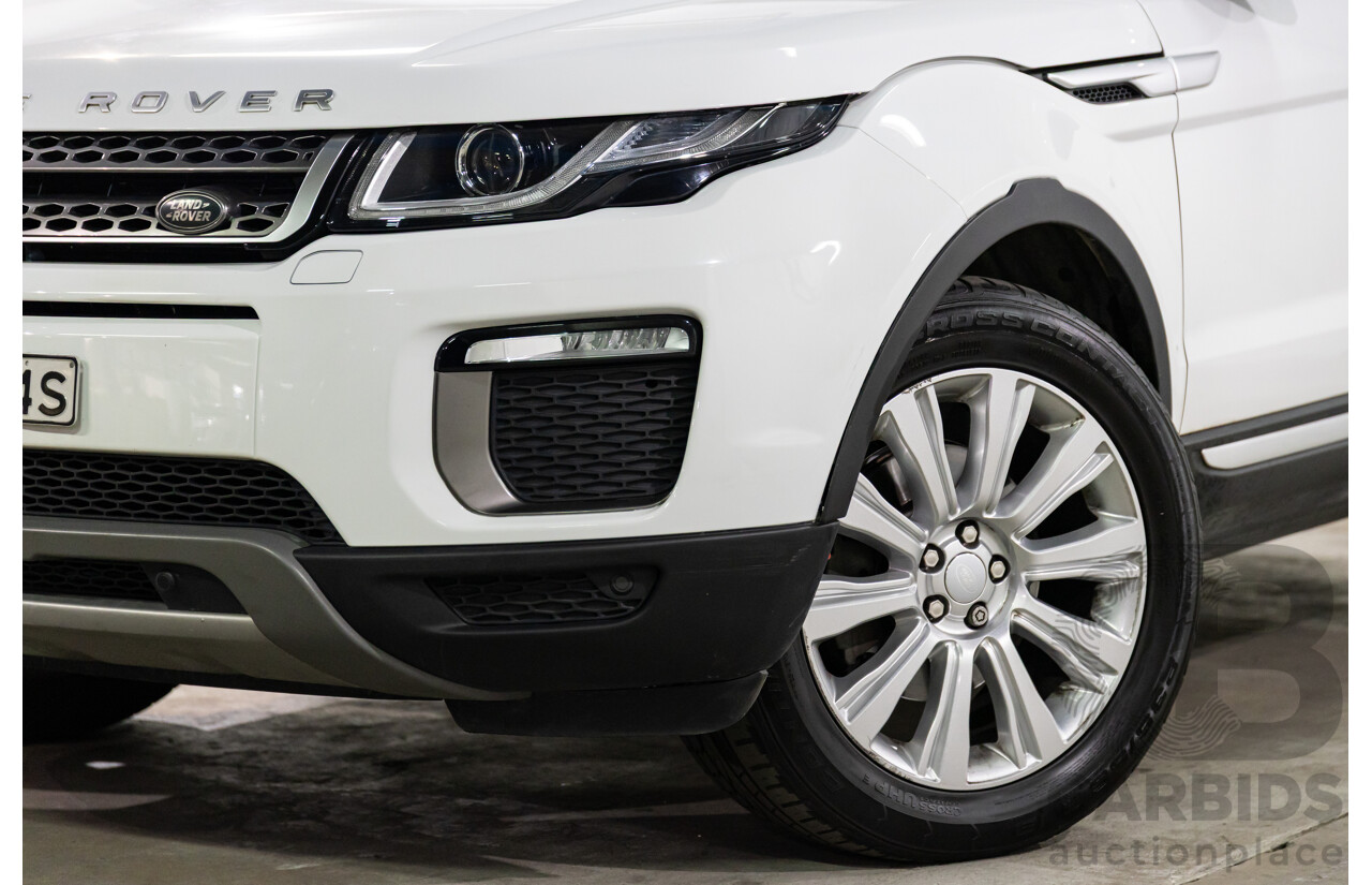 10/2016 Range Rover Evoque Td4 180 HSE (AWD) LV MY17 5d Wagon Fuji White Turbo Diesel 2.0L
