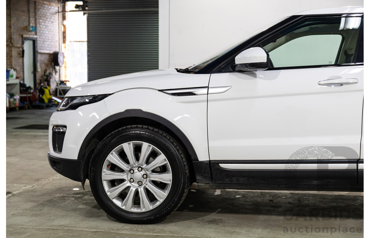 10/2016 Range Rover Evoque Td4 180 HSE (AWD) LV MY17 5d Wagon Fuji White Turbo Diesel 2.0L