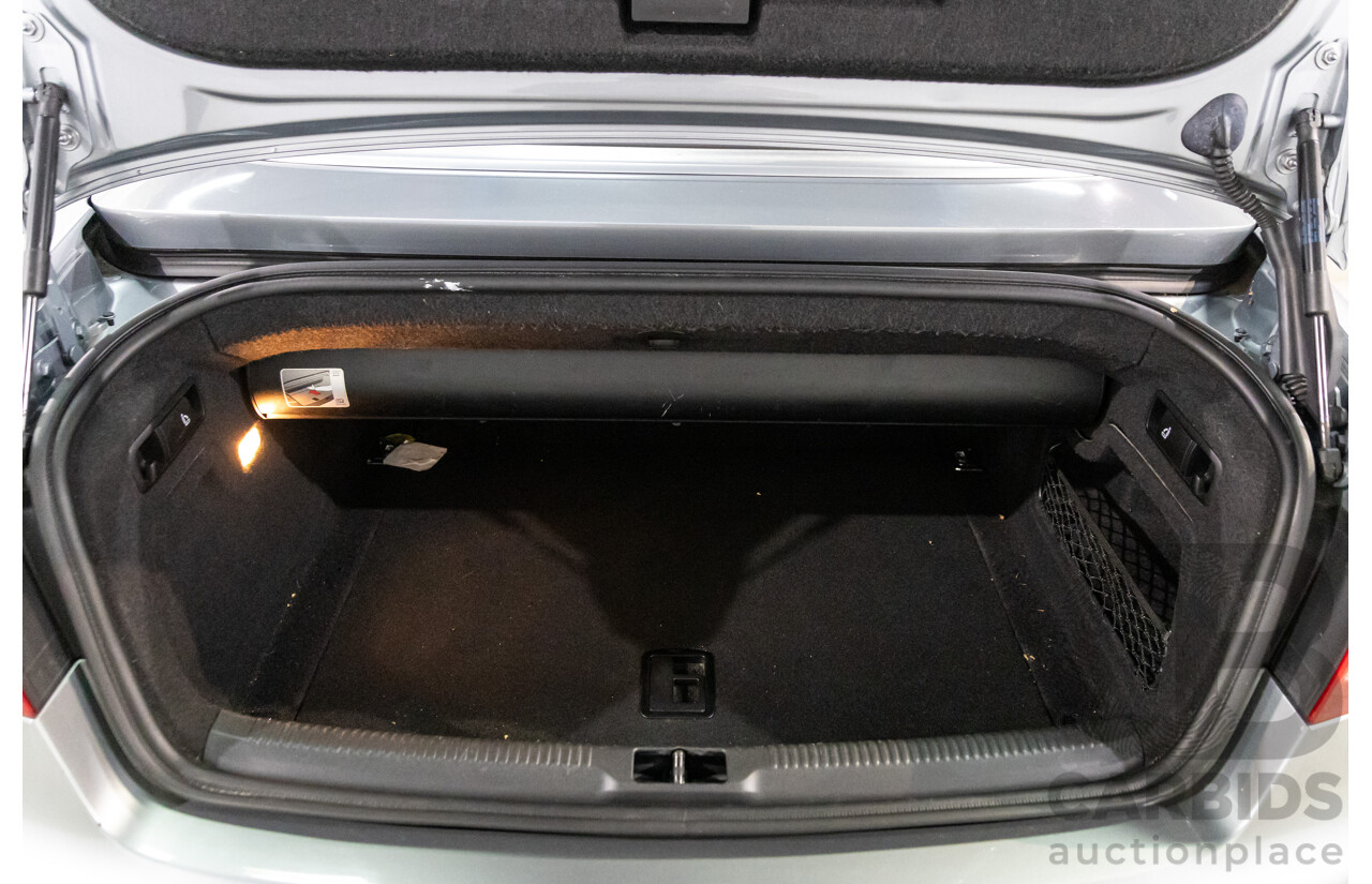 5/2011 Audi A5 3.0 TDI S-Line Quattro 8T MY11 2d Cabriolet Quartz Grey Metallic Turbo Diesel 3.0L