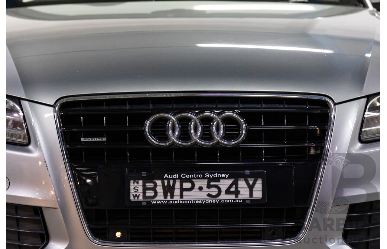 5/2011 Audi A5 3.0 TDI S-Line Quattro 8T MY11 2d Cabriolet Quartz Grey Metallic Turbo Diesel 3.0L