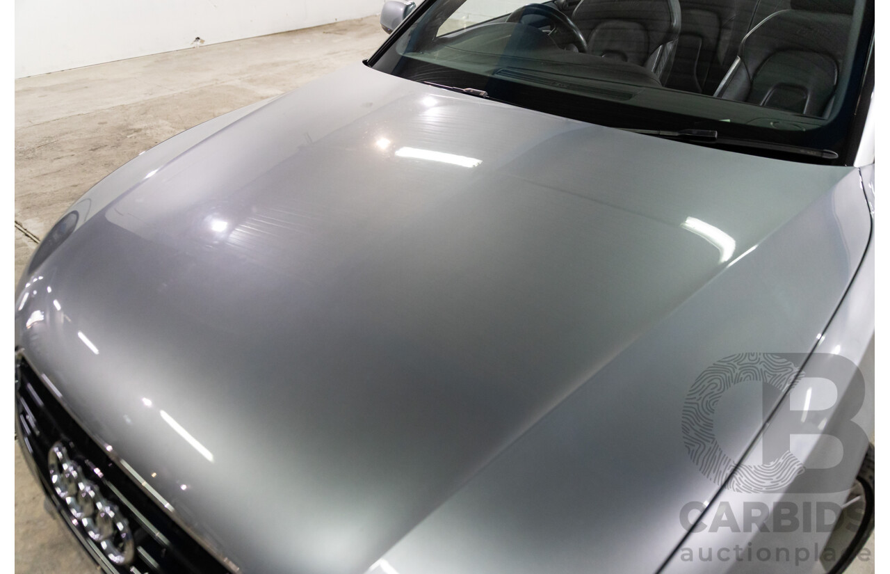 5/2011 Audi A5 3.0 TDI S-Line Quattro 8T MY11 2d Cabriolet Quartz Grey Metallic Turbo Diesel 3.0L