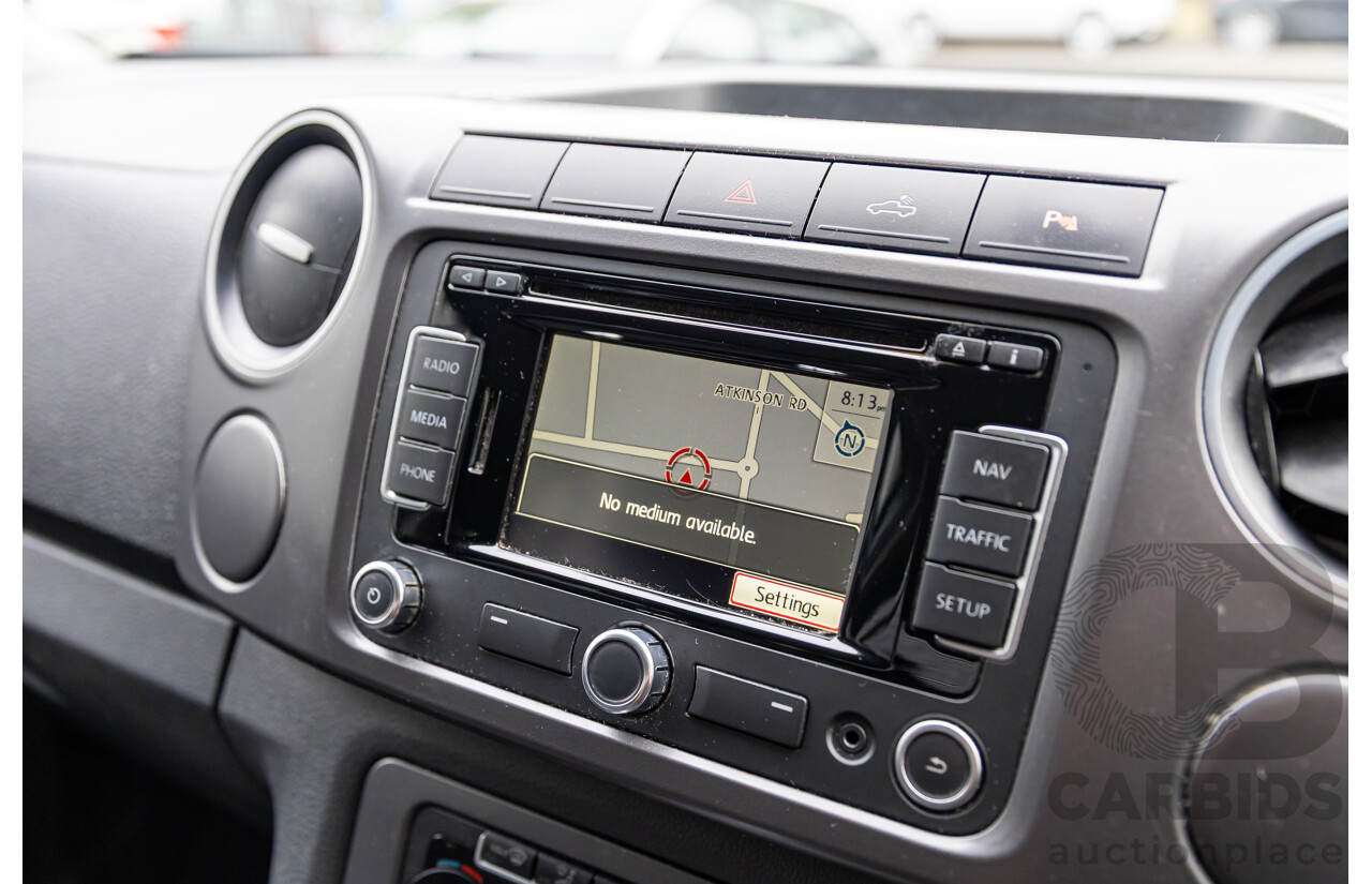 10/2016 Volkswagen Amarok TDI420 Highline (4x4) 2H MY16 Dual Cab Utility Natural Grey Metallic Turbo Diesel 2.0L