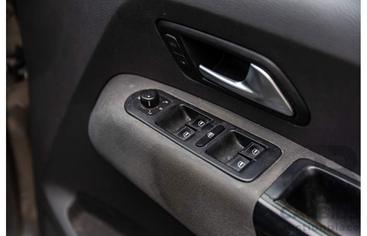 10/2016 Volkswagen Amarok TDI420 Highline (4x4) 2H MY16 Dual Cab Utility Natural Grey Metallic Turbo Diesel 2.0L