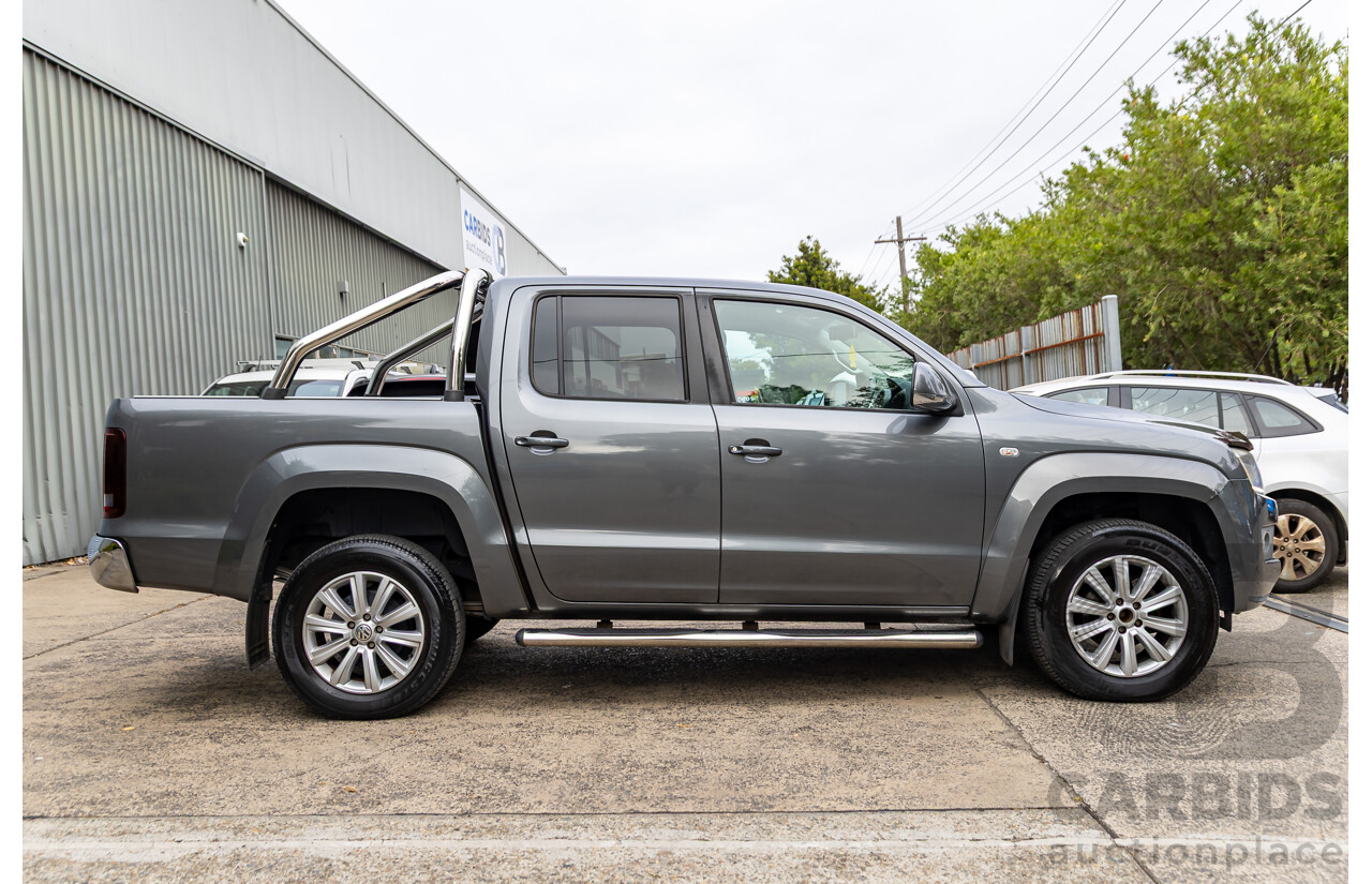 10/2016 Volkswagen Amarok TDI420 Highline (4x4) 2H MY16 Dual Cab Utility Natural Grey Metallic Turbo Diesel 2.0L