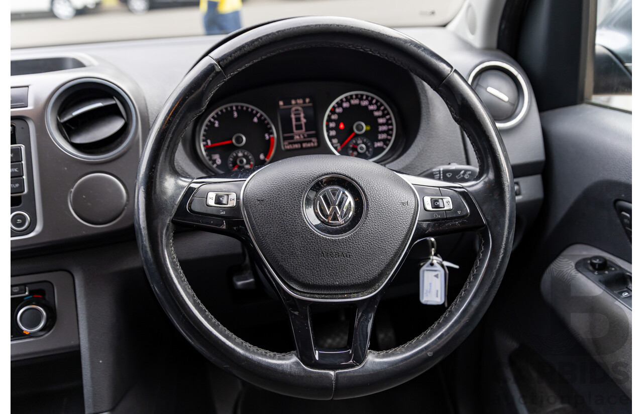 10/2016 Volkswagen Amarok TDI420 Highline (4x4) 2H MY16 Dual Cab Utility Natural Grey Metallic Turbo Diesel 2.0L