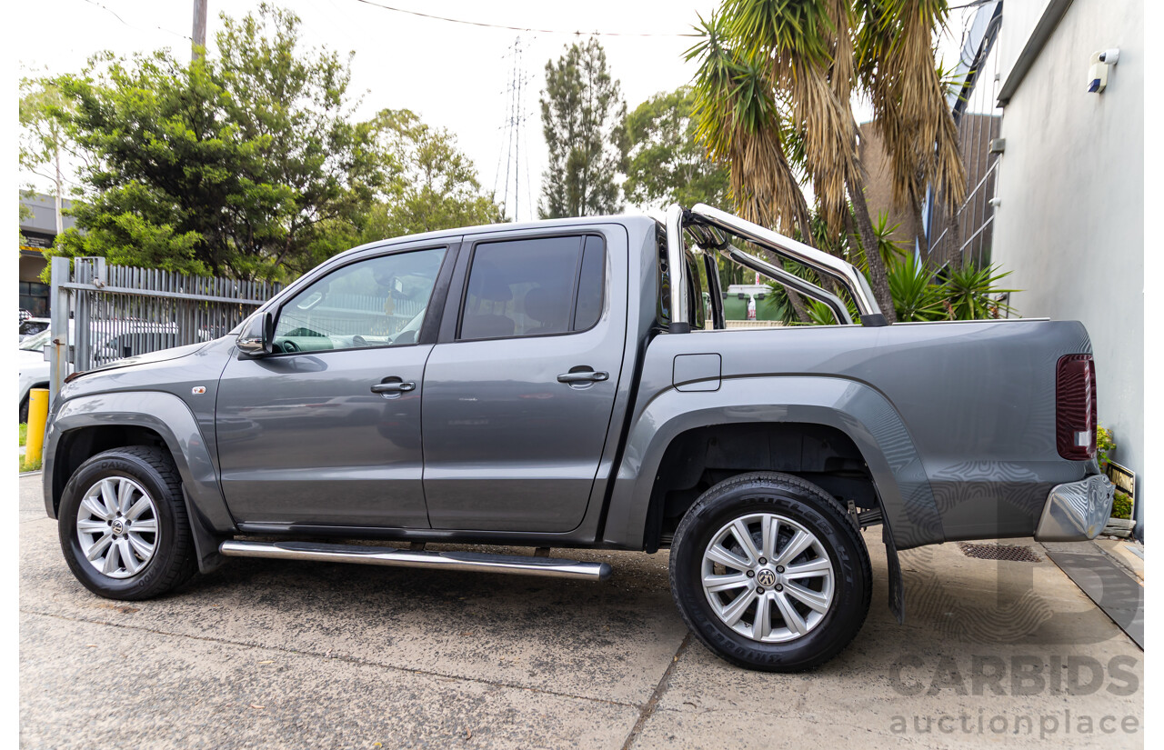 10/2016 Volkswagen Amarok TDI420 Highline (4x4) 2H MY16 Dual Cab Utility Natural Grey Metallic Turbo Diesel 2.0L