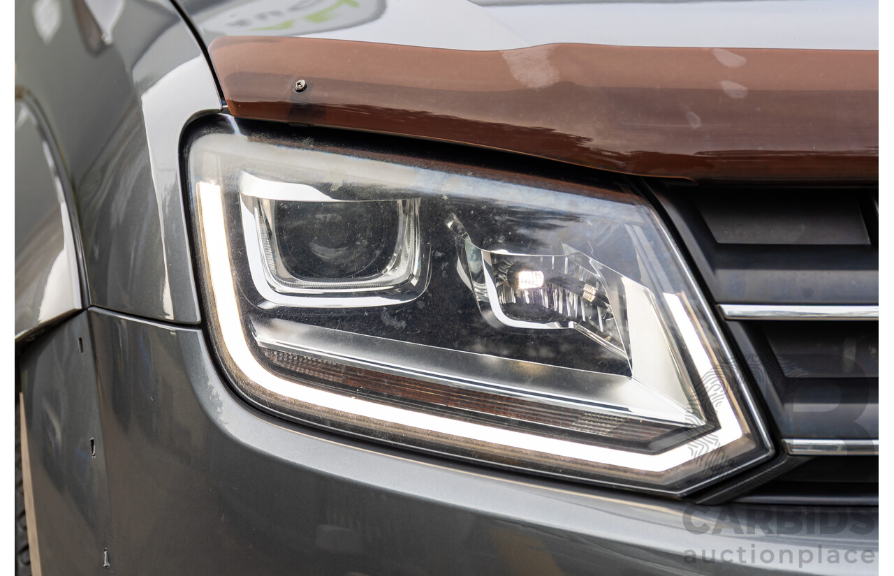 10/2016 Volkswagen Amarok TDI420 Highline (4x4) 2H MY16 Dual Cab Utility Natural Grey Metallic Turbo Diesel 2.0L