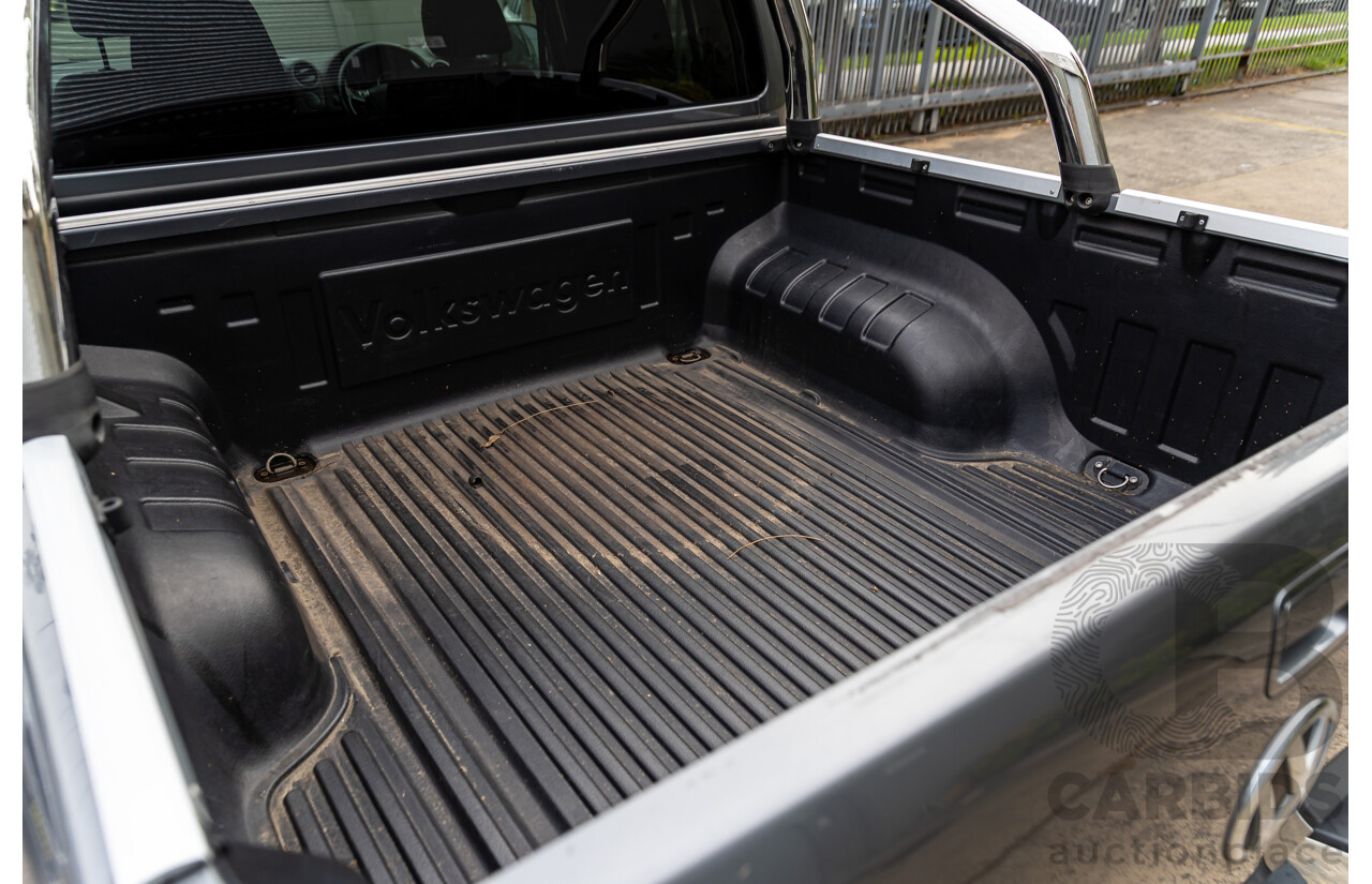10/2016 Volkswagen Amarok TDI420 Highline (4x4) 2H MY16 Dual Cab Utility Natural Grey Metallic Turbo Diesel 2.0L