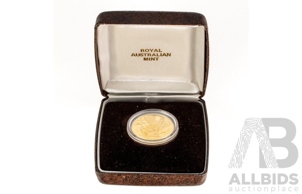 Australian RAM 1986 Gold Two Hundred Dollar Proof Coin, Australian Koala Bear .916