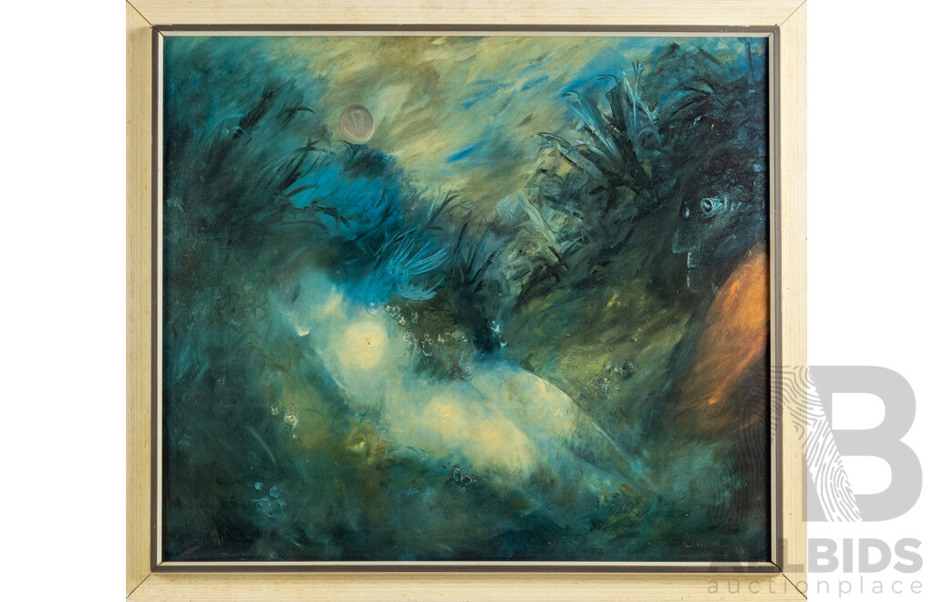 Arthur Boyd, (20th Century, Australian, 1920-1999), Sleeping Nude, Limited Edition Reproduction Print (1970) After the Original Oil & Tempera, 66 x 75 cm (frame)