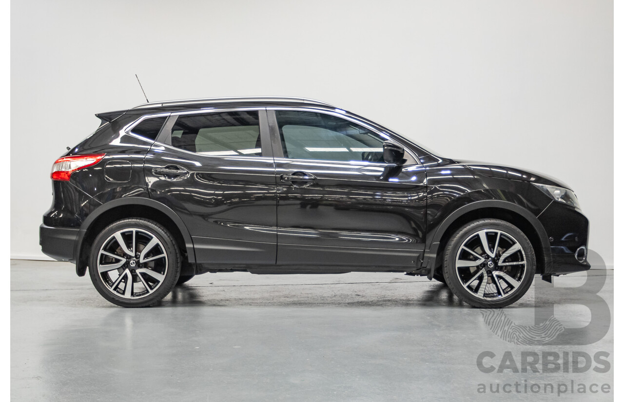 1/2016 Nissan Qashqai TI J11 4d Wagon Black Pearl Metallic 2.0L