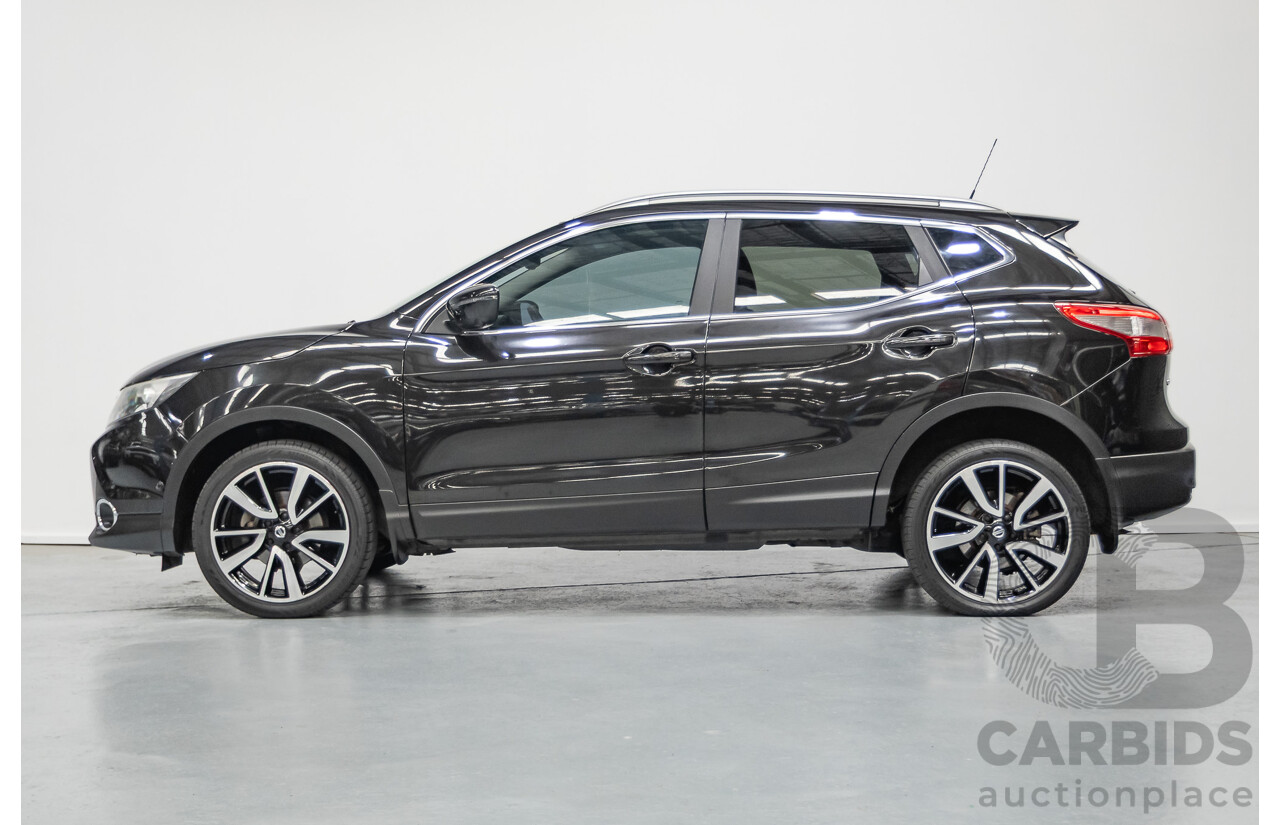 1/2016 Nissan Qashqai TI J11 4d Wagon Black Pearl Metallic 2.0L