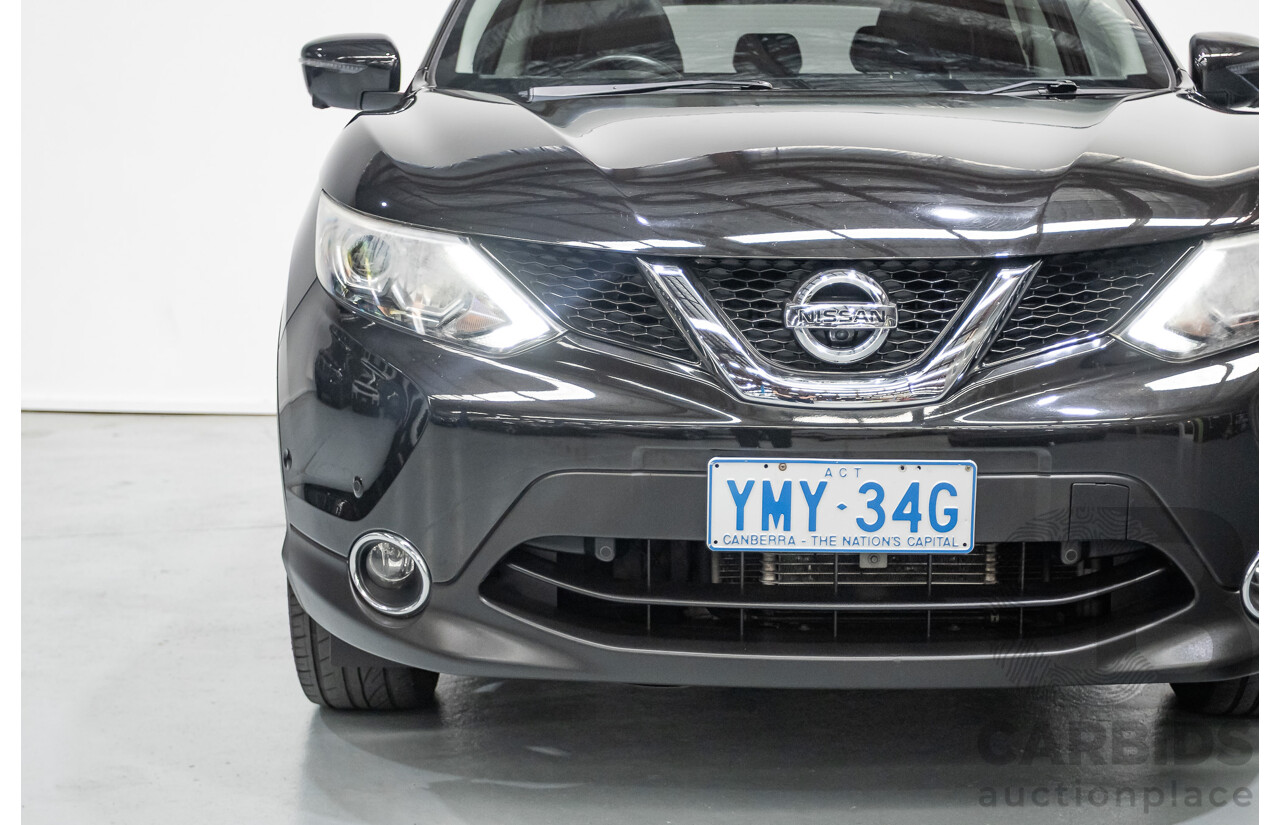 1/2016 Nissan Qashqai TI J11 4d Wagon Black Pearl Metallic 2.0L