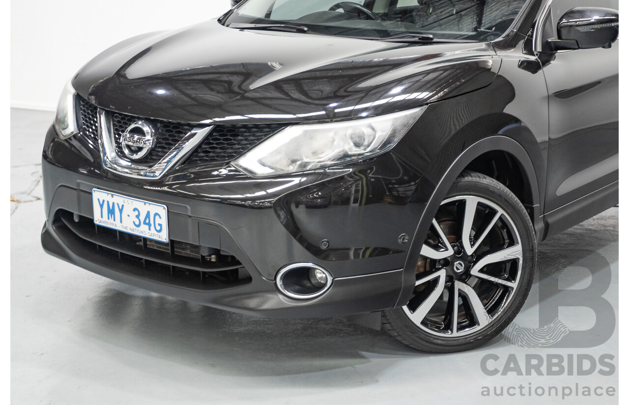 1/2016 Nissan Qashqai TI J11 4d Wagon Black Pearl Metallic 2.0L