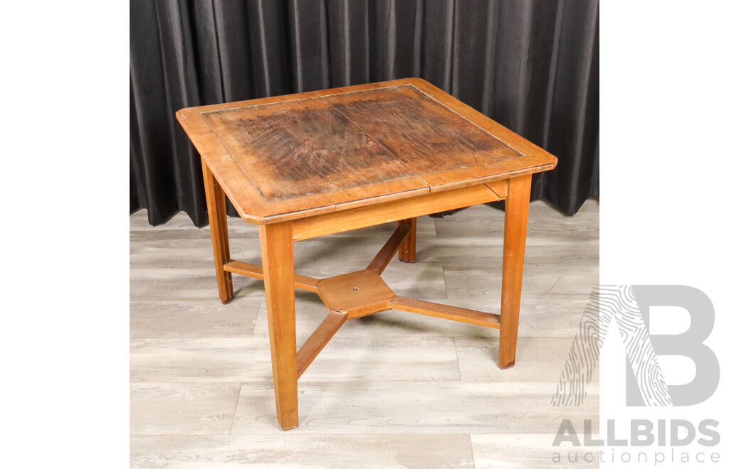 Rustic Oak Kitchenette Table
