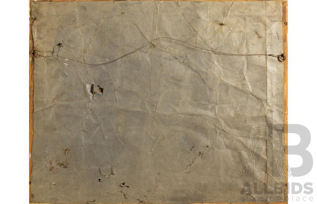 Daniel Rutter Long, (19th Century, British-Australian, 1803-1886), Parramatta River (1870), Wonderful Original Antique Watercolour, 47 x 60 cm (frame)