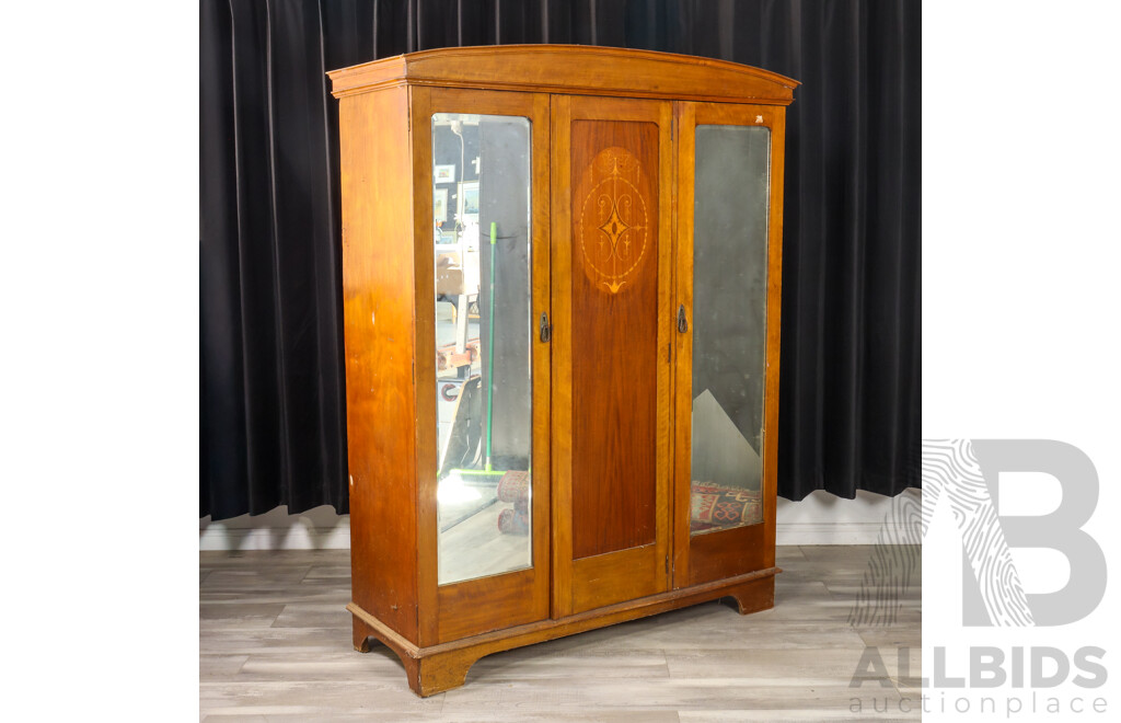 Late Edwardian Two Door Wardrobe