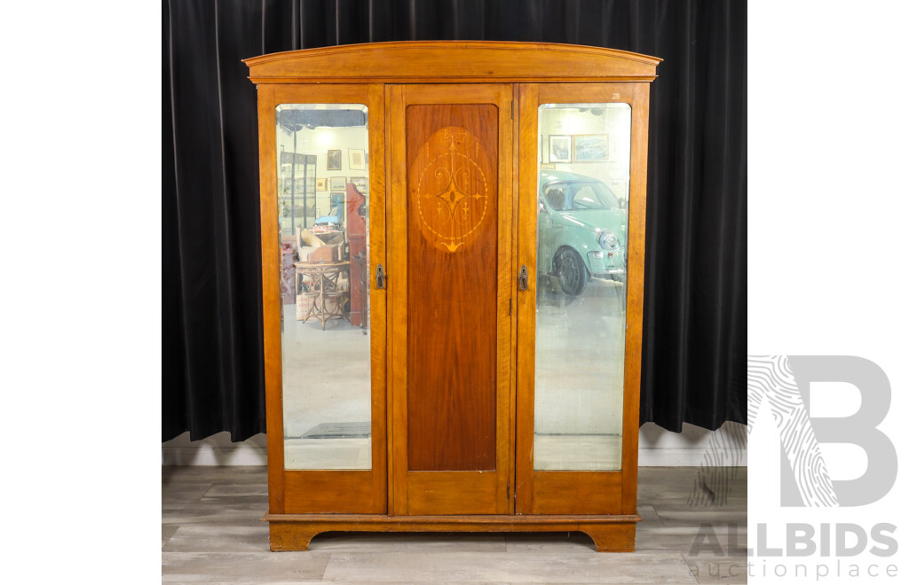 Late Edwardian Two Door Wardrobe