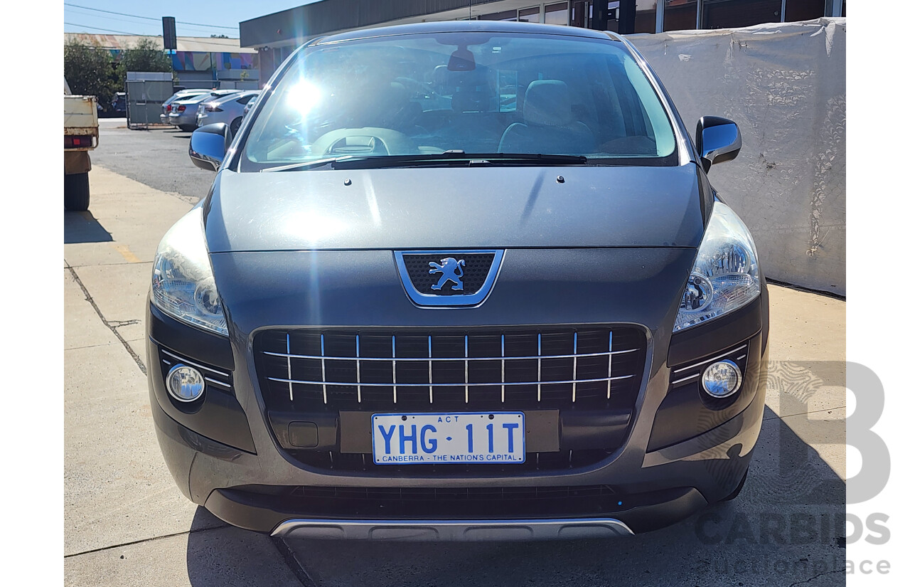 8/2010 Peugeot 3008 XTE 1.6 Turbo 4d Wagon Grey 1.6L