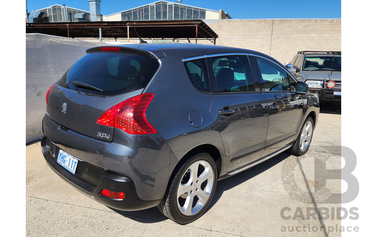 8/2010 Peugeot 3008 XTE 1.6 Turbo 4d Wagon Grey 1.6L