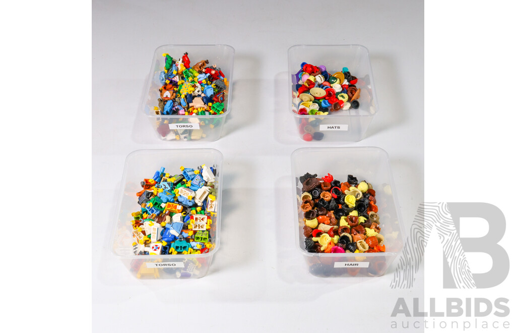 Box of Various Lego Pieces