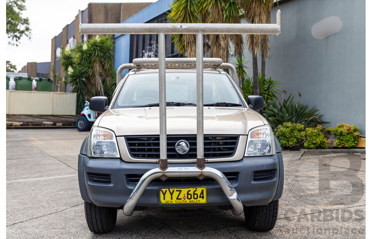 9/2003 Holden Rodeo LX RA C/Chas Satin Gold Metallic V6 3.5L - LPG Dual Fuel