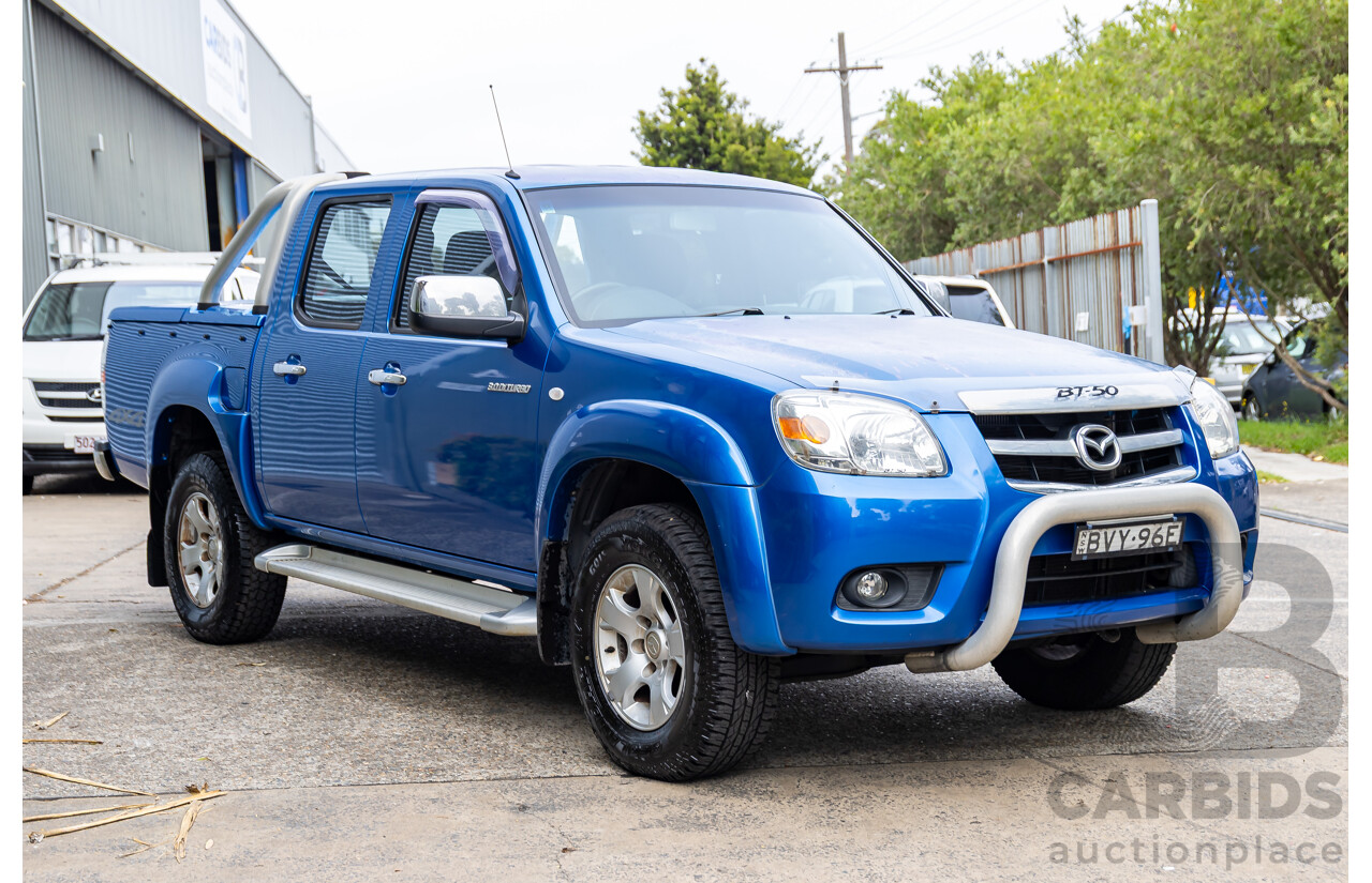 3/2011 Mazda BT-50 Boss B3000 SDX (4x4) 09.5 Dual Cab P/Up Lagoon Blue Metallic Turbo Diesel 3.0L