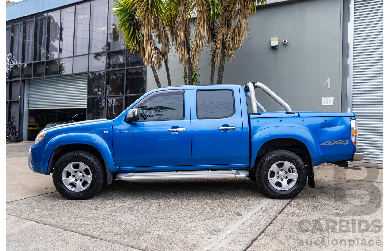 3/2011 Mazda BT-50 Boss B3000 SDX (4x4) 09.5 Dual Cab P/Up Lagoon Blue Metallic Turbo Diesel 3.0L