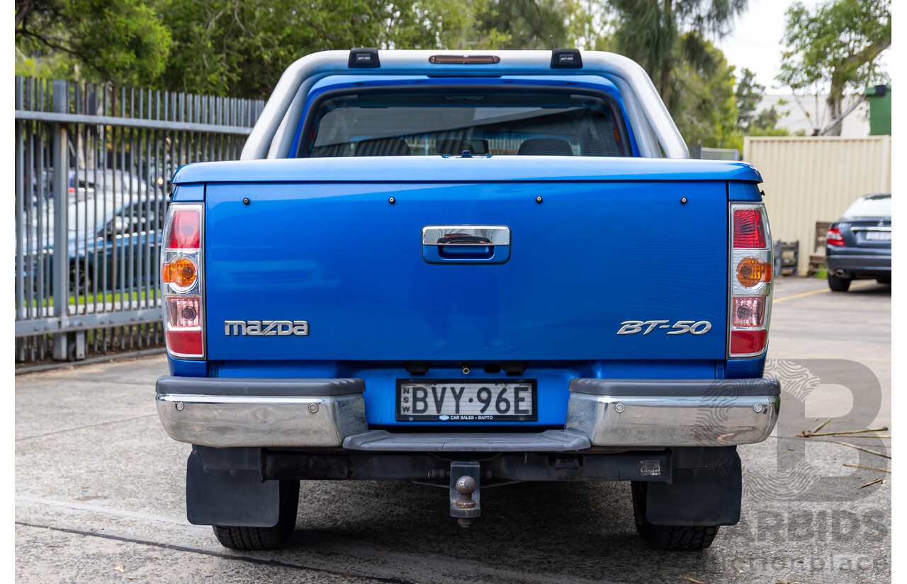 3/2011 Mazda BT-50 Boss B3000 SDX (4x4) 09.5 Dual Cab P/Up Lagoon Blue Metallic Turbo Diesel 3.0L