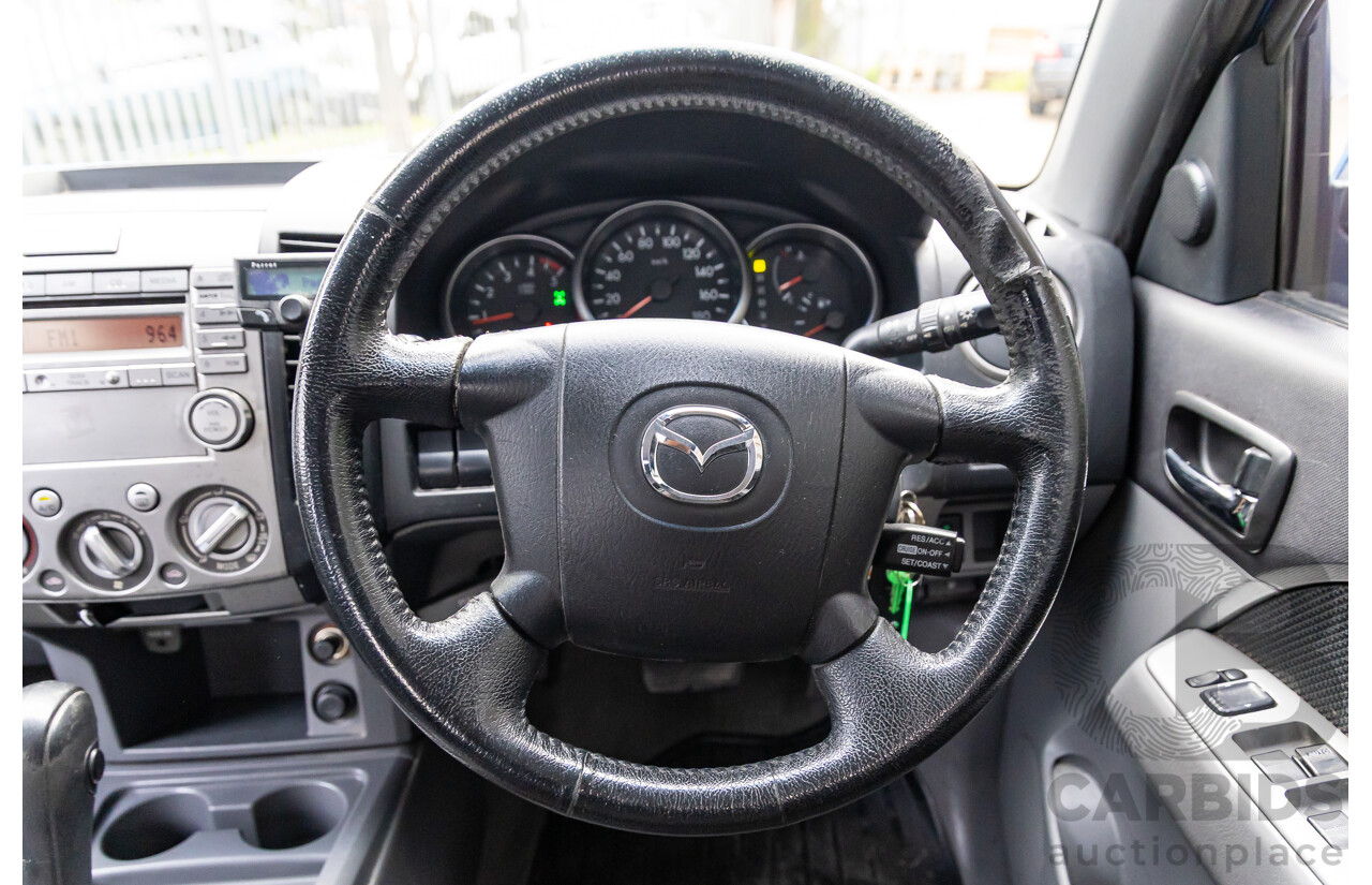 3/2011 Mazda BT-50 Boss B3000 SDX (4x4) 09.5 Dual Cab P/Up Lagoon Blue Metallic Turbo Diesel 3.0L