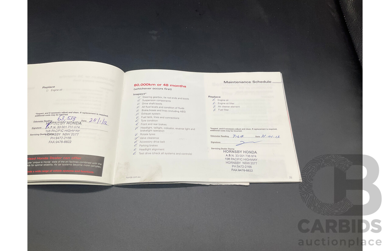 2/2007 Honda Accord Euro MY06.5 4d Sedan Alabaster Silver Metallic 2.4L
