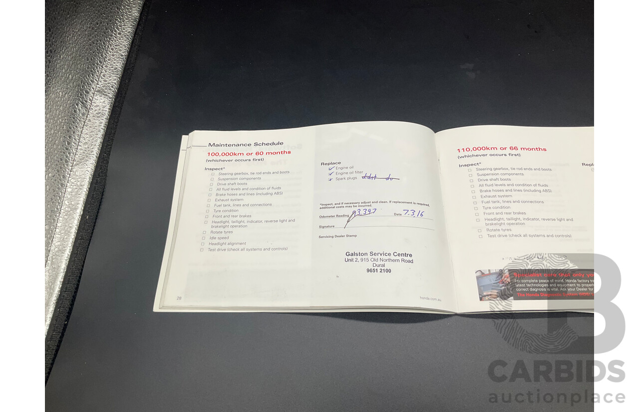 2/2007 Honda Accord Euro MY06.5 4d Sedan Alabaster Silver Metallic 2.4L