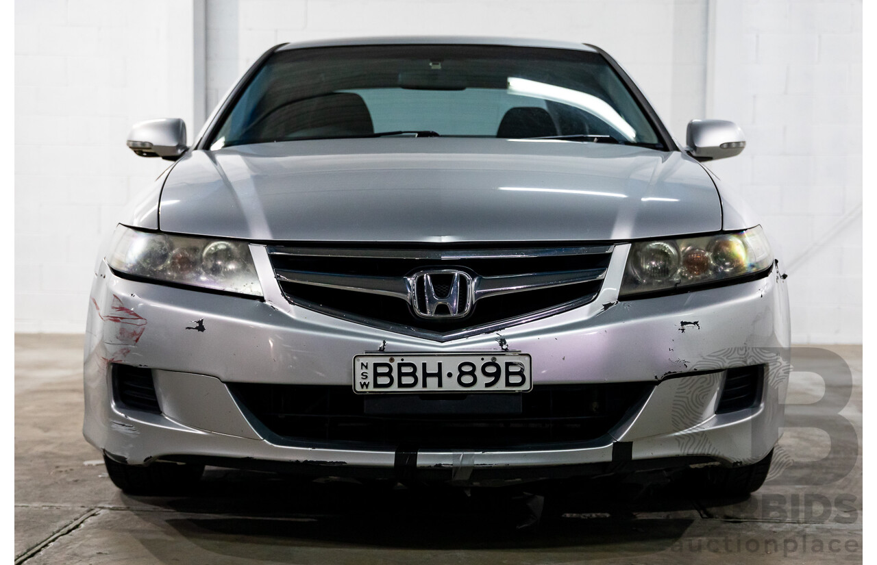 2/2007 Honda Accord Euro MY06.5 4d Sedan Alabaster Silver Metallic 2.4L