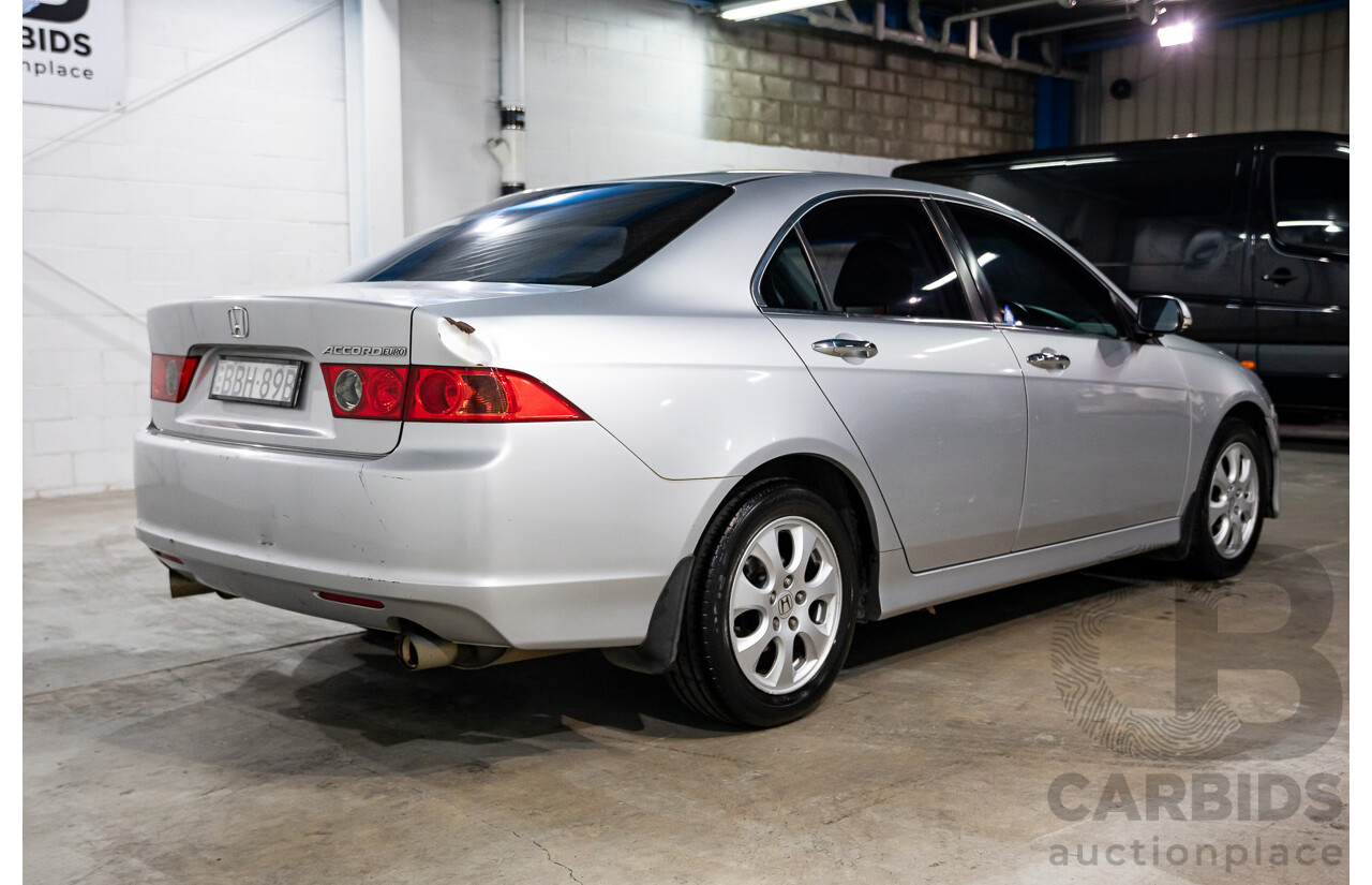 2/2007 Honda Accord Euro MY06.5 4d Sedan Alabaster Silver Metallic 2.4L