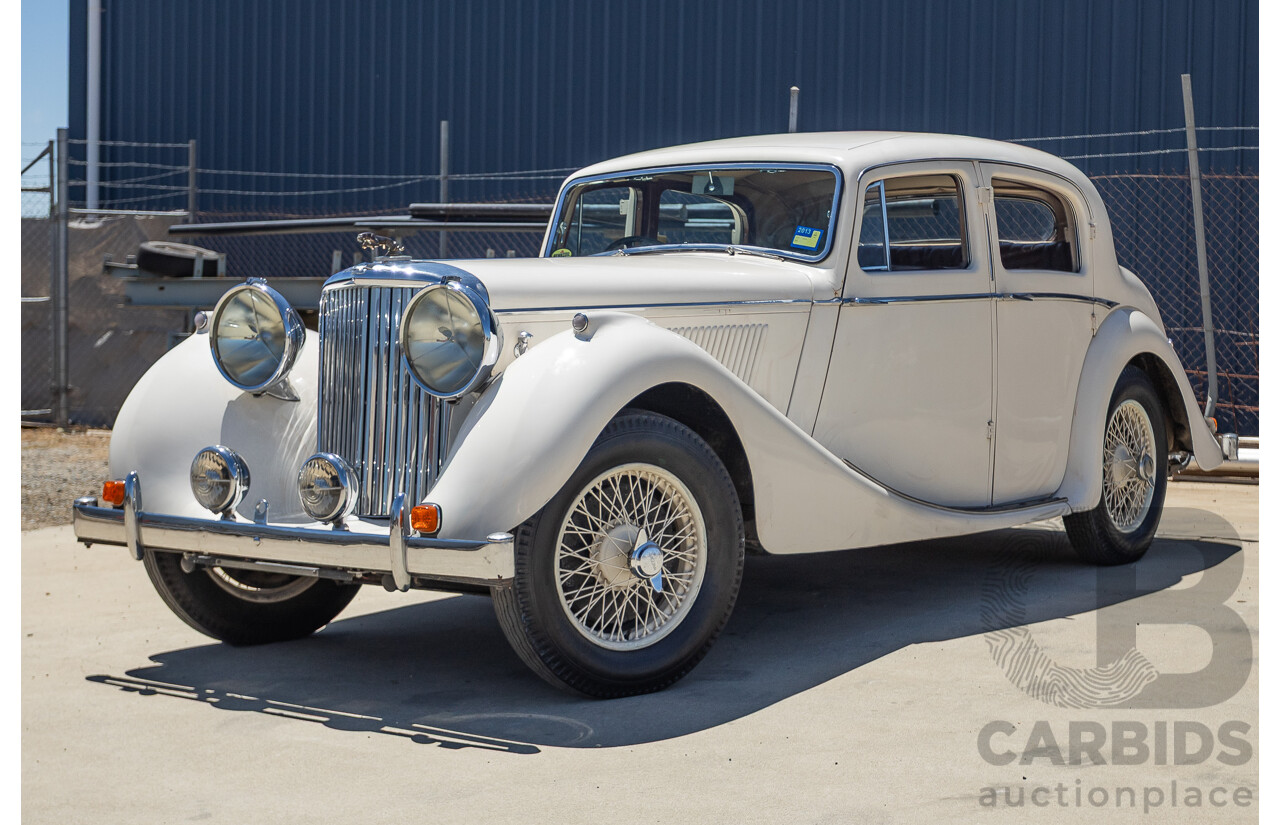 1947 Jaguar Mk IV Saloon White 3.5L