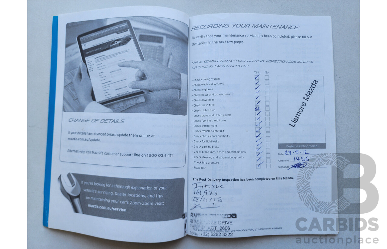 3/2012 Mazda Cx-5 Grand Tourer (4x4)  4d Wagon Black 2.2L