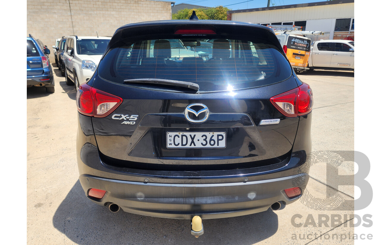 3/2012 Mazda Cx-5 Grand Tourer (4x4)  4d Wagon Black 2.2L