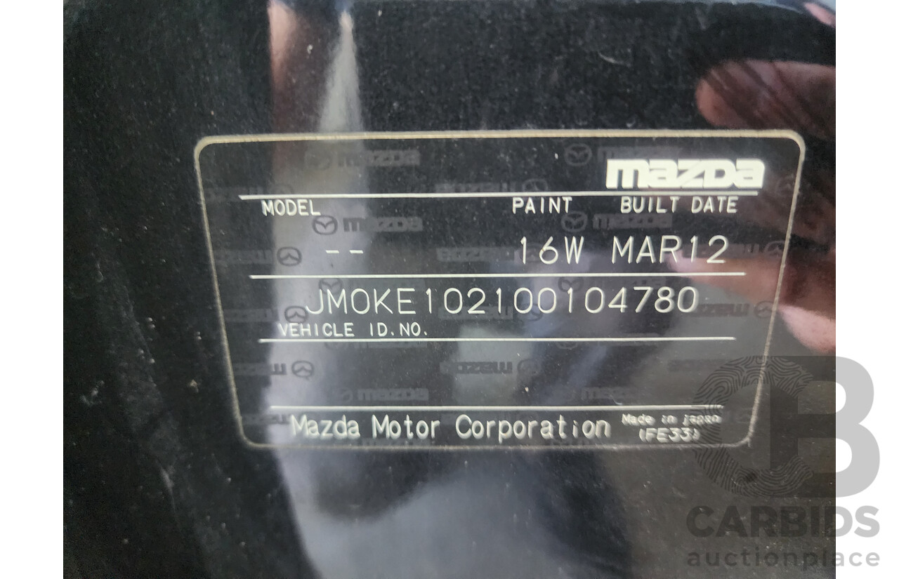 3/2012 Mazda Cx-5 Grand Tourer (4x4)  4d Wagon Black 2.2L