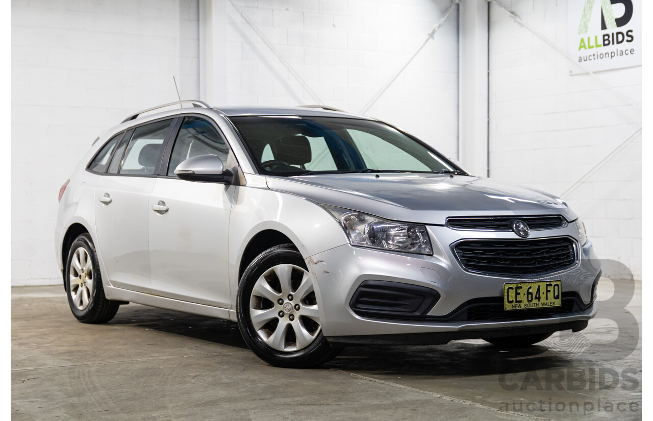 8/2015 Holden Cruze CD JH MY16 4d Sportwagon Nitrate Silver Metallic 1.8L