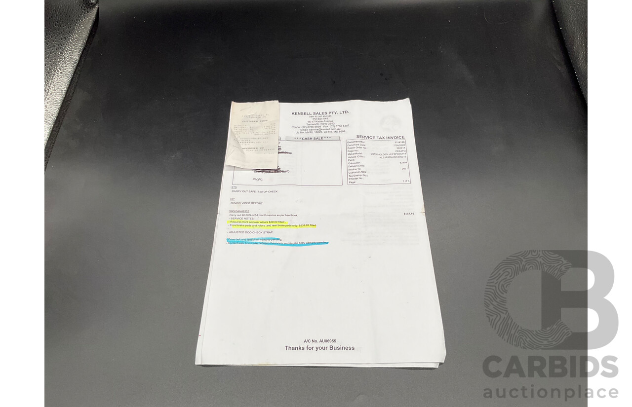 8/2015 Holden Cruze CD JH MY16 4d Sportwagon Nitrate Silver Metallic 1.8L