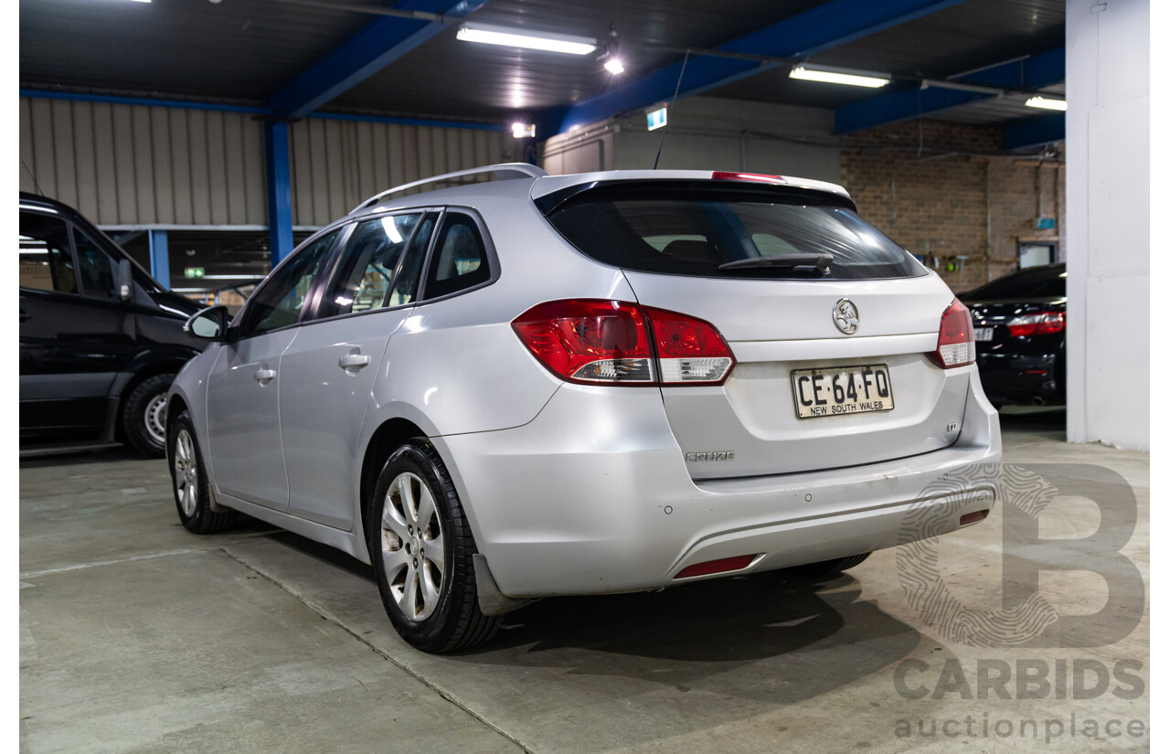 8/2015 Holden Cruze CD JH MY16 4d Sportwagon Nitrate Silver Metallic 1.8L