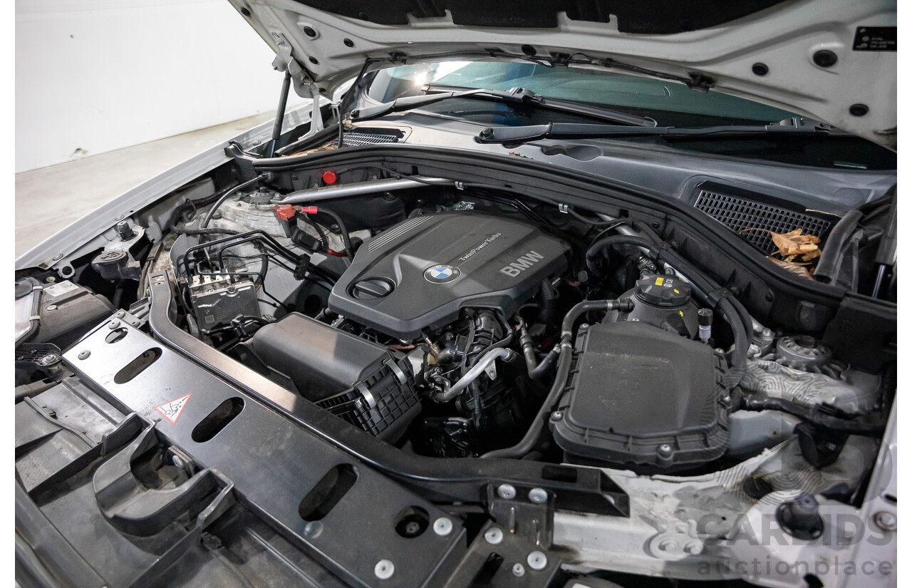 9/2015 BMW X3 xDrive20d xLine F25 MY15 4d Wagon Mineral White Metallic Turbo Diesel 2.0L