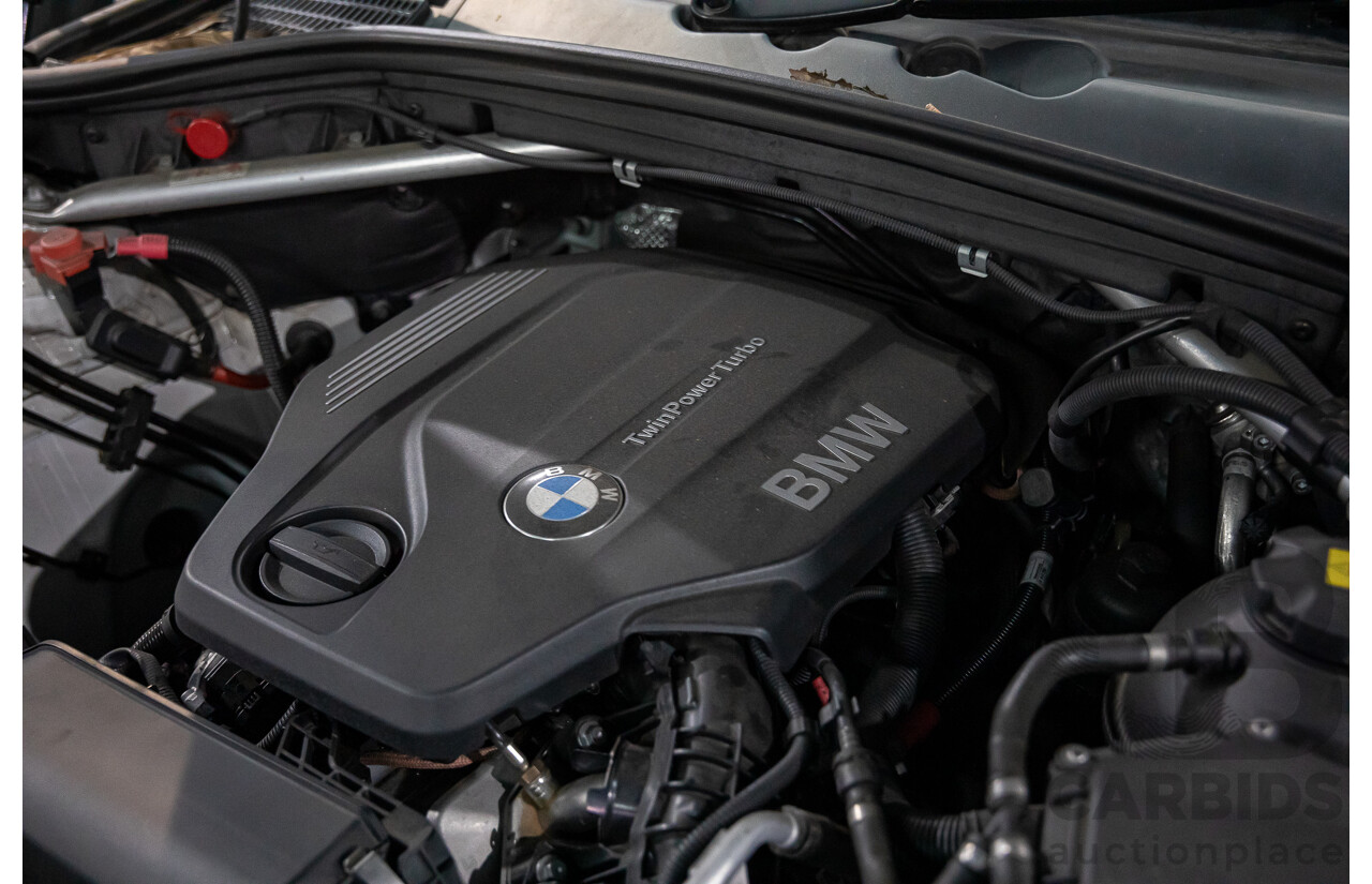 9/2015 BMW X3 xDrive20d xLine F25 MY15 4d Wagon Mineral White Metallic Turbo Diesel 2.0L