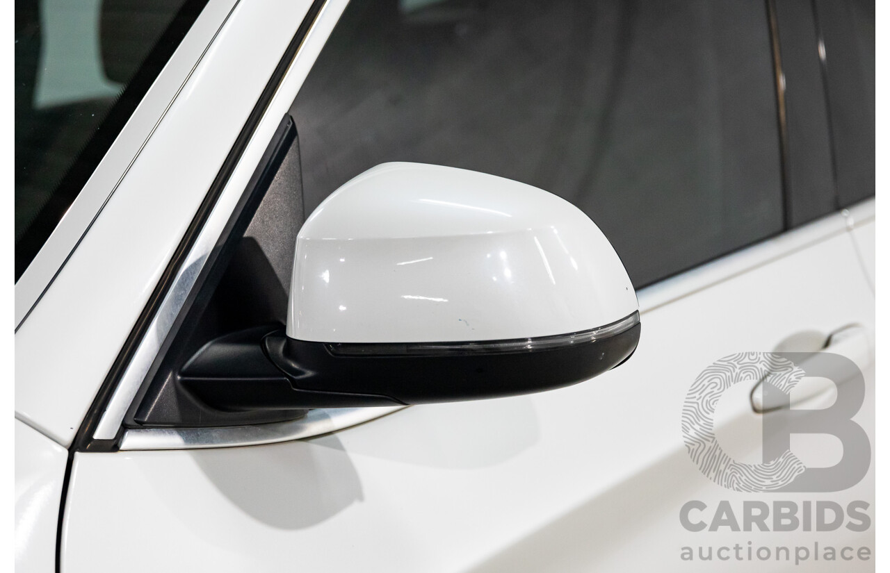 9/2015 BMW X3 xDrive20d xLine F25 MY15 4d Wagon Mineral White Metallic Turbo Diesel 2.0L