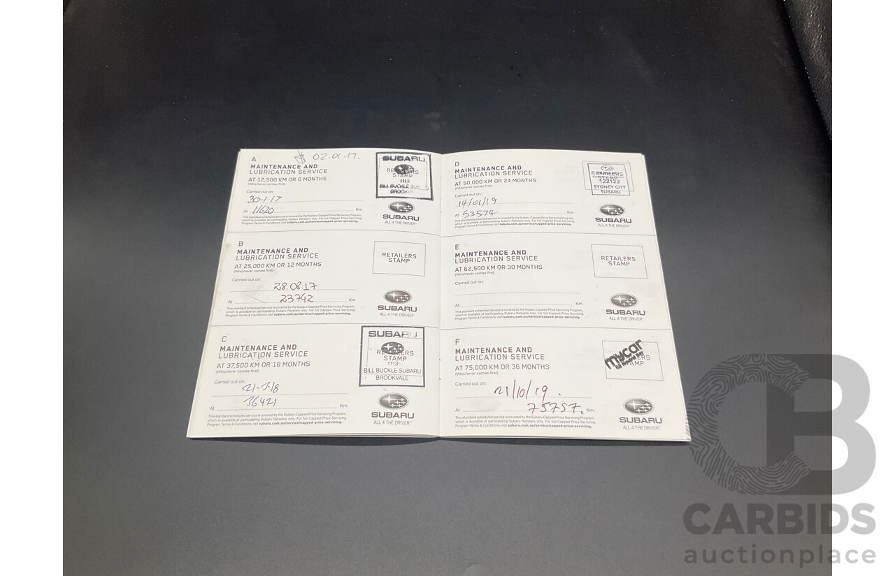 02/2016 Subaru XV 2.0i-S (AWD) MY17 4D Wagon Dark Grey Metallic 2.0L