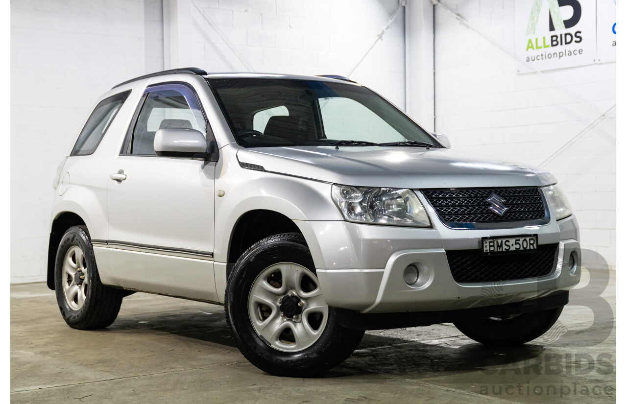 2/2010 Suzuki Grand Vitara (4x4) JT MY08.5 2d Wagon Silky Silver Metallic 2.4L